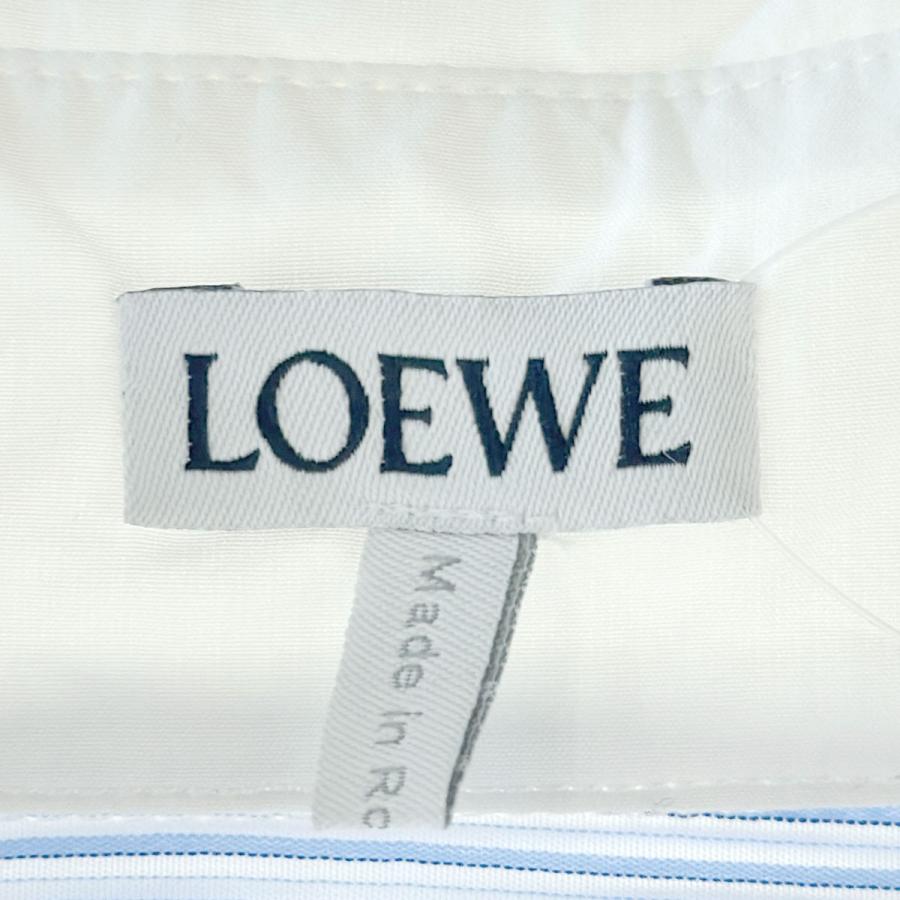LOEWE（ロエベ） アシンメトリービブストライプシャツ S540Y06X62 