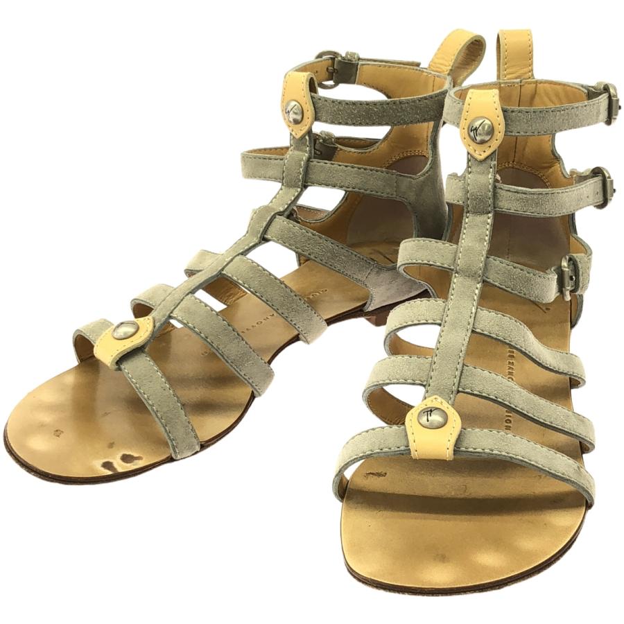 ジュゼッペザノッティ　グラディエーターサンダル37 Giuseppe Zanotti（ジュゼッペザノッティ） スウェードレザー