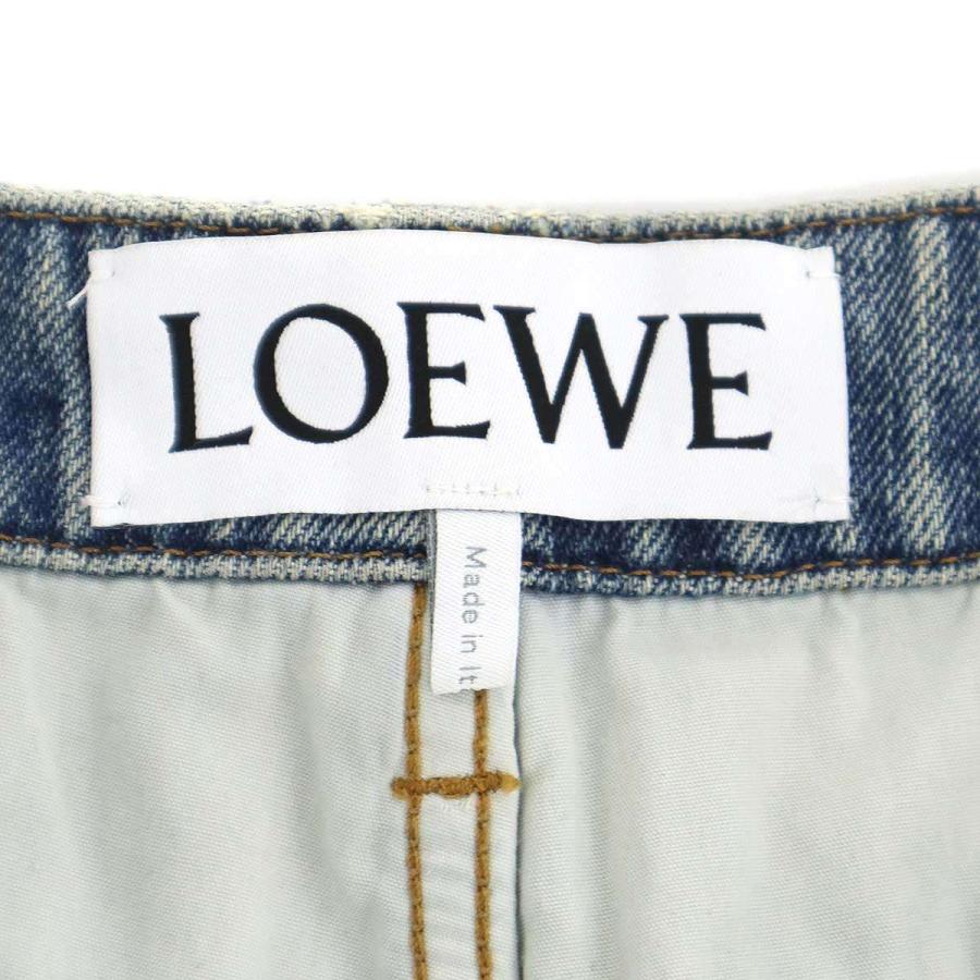 LOEWE ロエベ ロールアップデニムパンツ S359Y11XC4 インディゴ 32 IT3JG97AV0KU_2