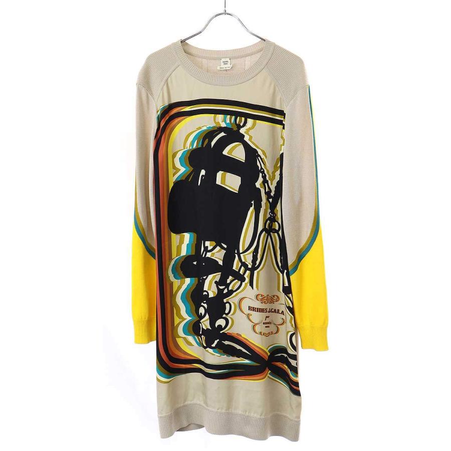 HERMES（エルメス） 19AW ツイルレーヌ シルクニットワンピース  
