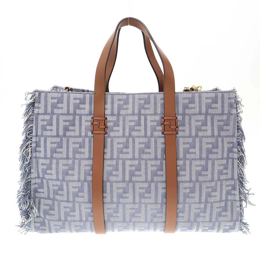FENDI（フェンディ） Denim Effect FF Jacquard Bag デニムジャガード
