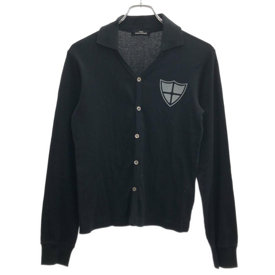 tricot COMME des GARCONS トリココムデギャルソン 2005SS エンブレムプリントカーディガン TO-T058 ブラック ｰ tricot COMME des GARCONS トリココムデギャルソン 2005SS エンブレム