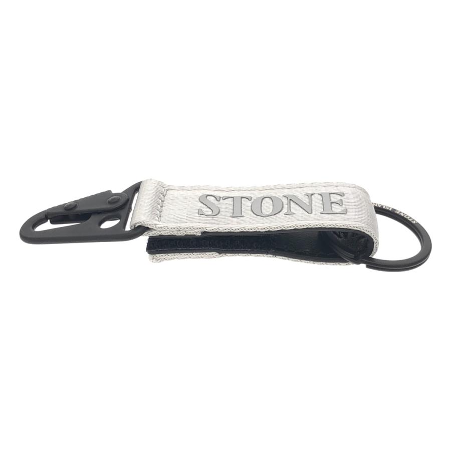 STONE  ストーンアイランド PORTACHIAVI カラビナ ベルクロテープ キーホルダー K1S159500950-S0155 グレー STONE ISLAND（ストーン アイランド） PORTACHIAVI カラビナ ベルクロ