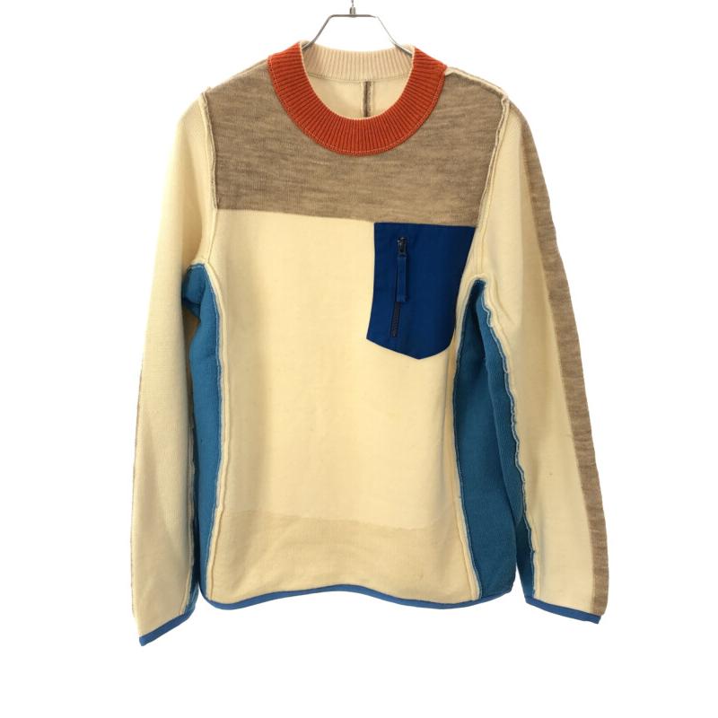 sacai サカイ 20AW Wool Knit Pullover マルチカラープルオーバー  