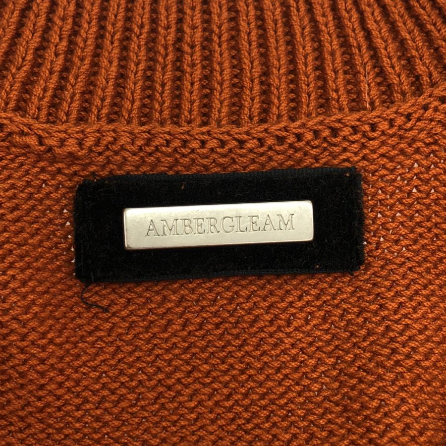AMBERGLEAM アンバーグリーム オーバーサイズコンチョニットカーディガン 1266151313 オレンジ BIG AMBERGLEAM（アンバーグリーム） オーバーサイズコンチョニット