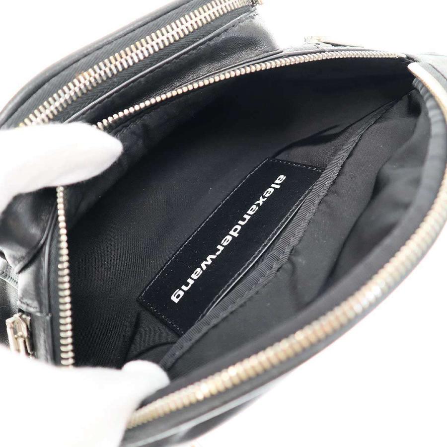 alexanderwang ブラック ボディバッグ alexanderwang（アレキサンダー・ワン） body bag ファニー レザー