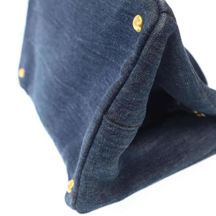 PRADA（プラダ） CANAPA DENIM カナパデニムハンドバッグ B1877B 