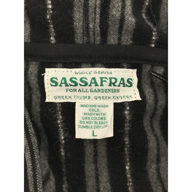 SASSAFRAS ササフラス ブロワーバドコート ブランケット ネイビー M SASSAFRAS（ササフラス） Blower Bud Coat ブロワーバドコート