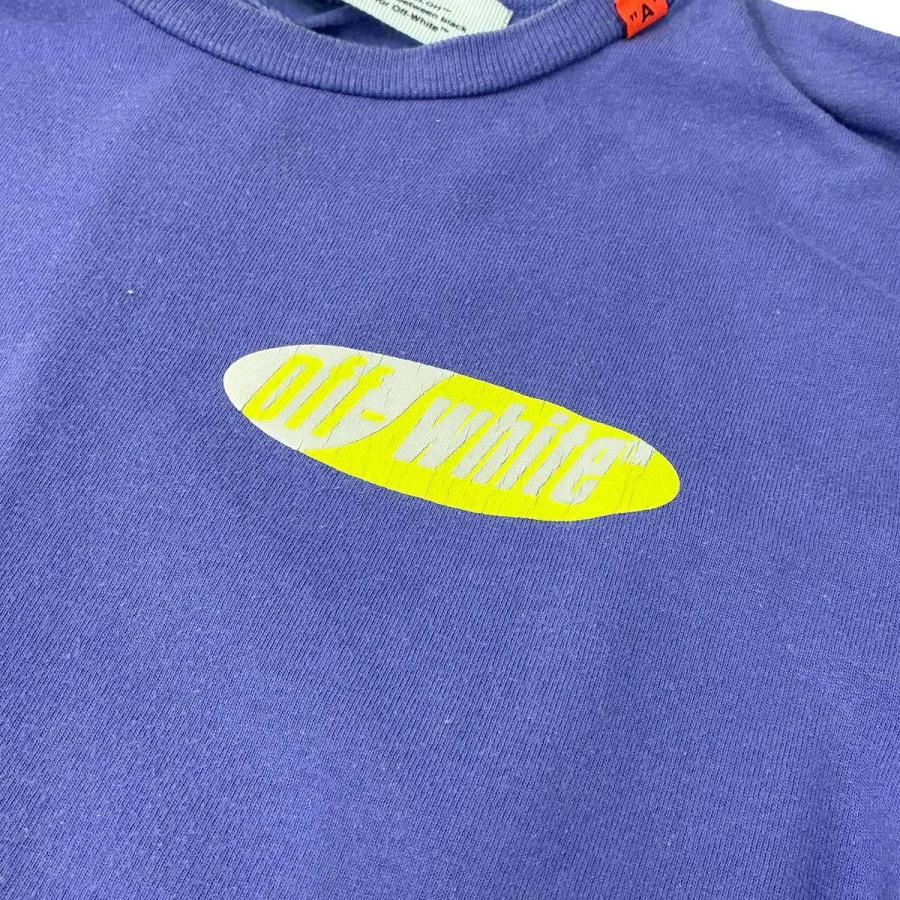 OFF-WHITE オフホワイト 19SS バイカラープリント ロングスリーブT