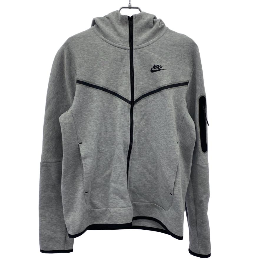 NIKE ナイキ テックフリース フルジップパーカー グレー ブラック M NIKE ／ テック フリース フルジップ パーカー | ナイキ(NIKE