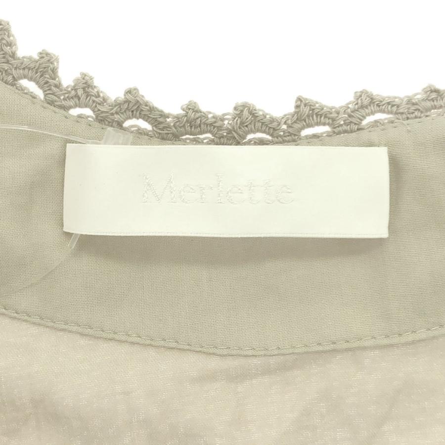 Merlette マーレット Ron Herman別注 Vネックプリーツワンピース