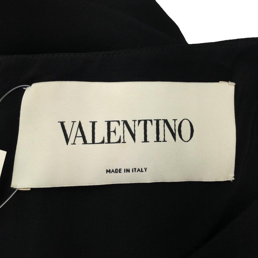 VALENTINO ヴァレンティノ ウエストリボン ワンピース 38 ブラック VALENTINO（ヴァレンティノ） ウエストリボンワンピース ブラック 44