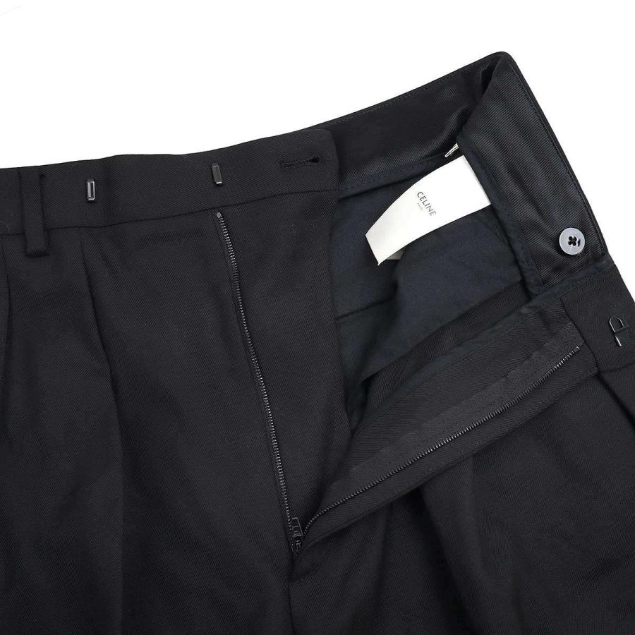 CELINE（セリーヌ） 19SS Trousers ウールギャバジンツープリーツ 