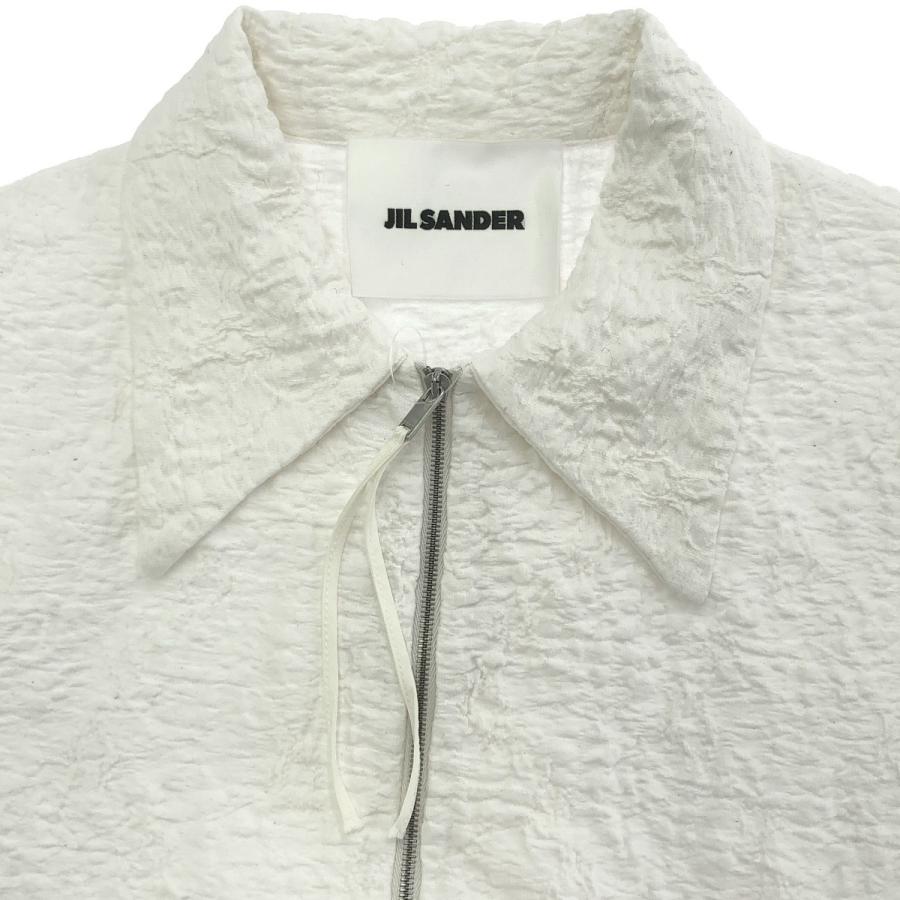 JIL SANDER ホワイト ジップアップジャケット コットンジャケット Jil Sander ジップアップ フリースジャケット | ホワイト | FARFETCH JP