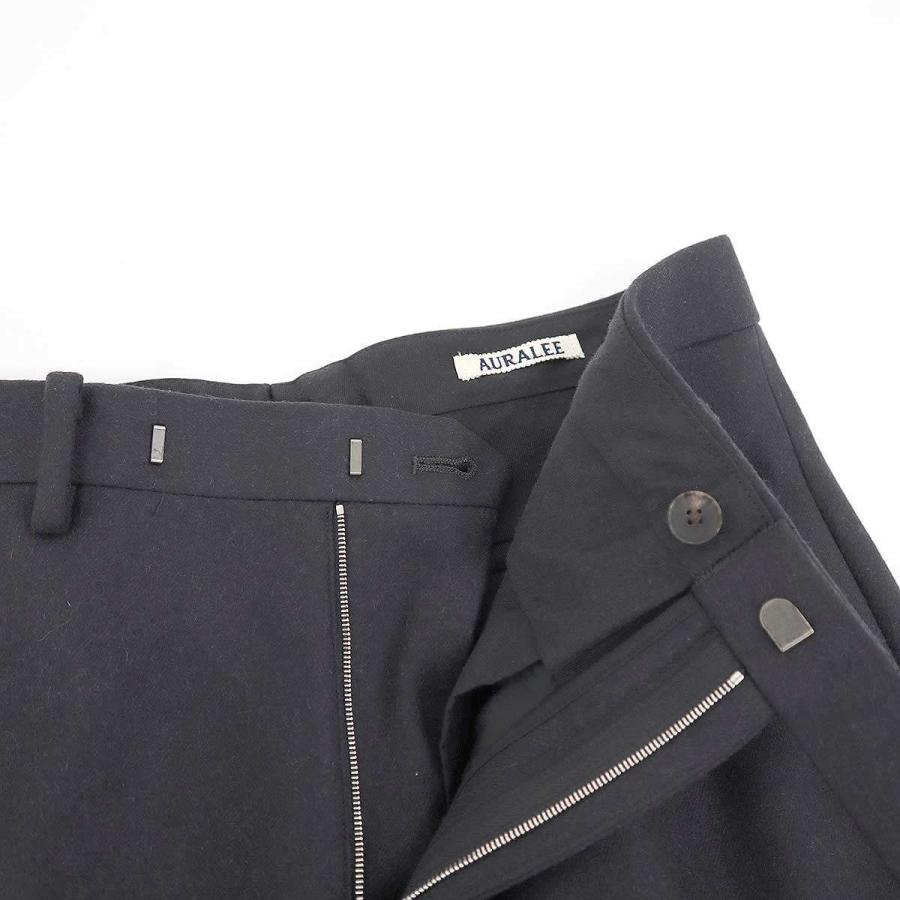 AURALEE（オーラリー） 25AW LIGHT MELTON NARROW SLACKS メルトン