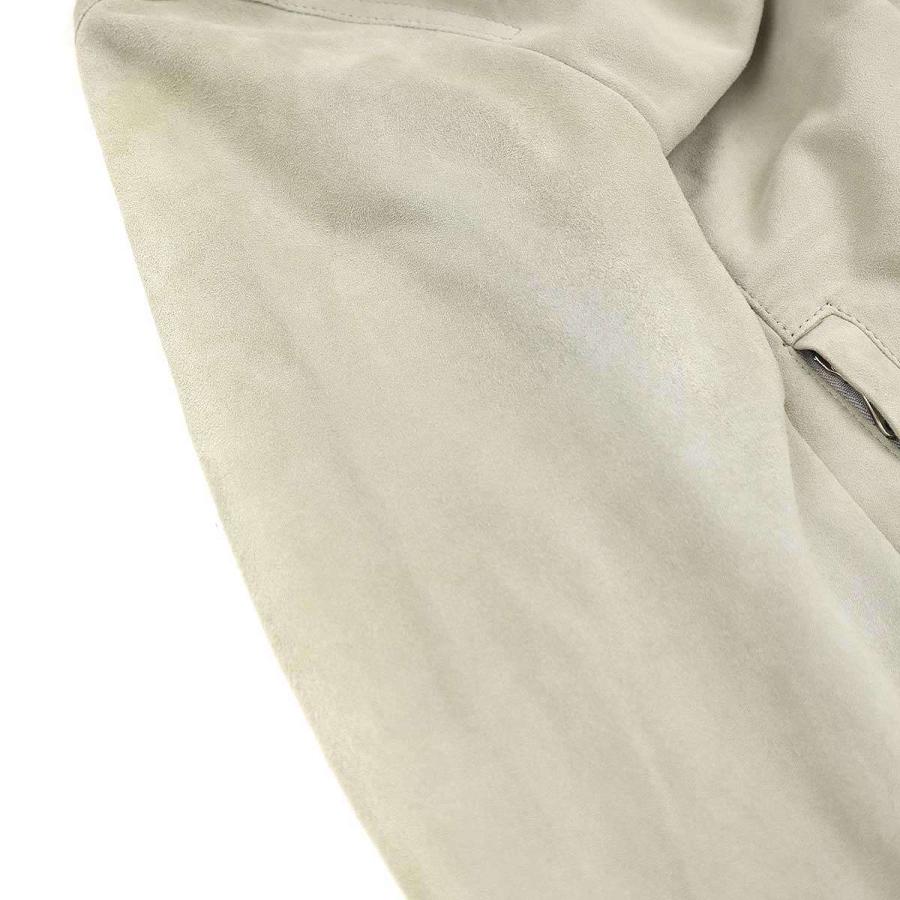 EMMETI エンメティ JURI SILVER スウェードレザージャケット ライト