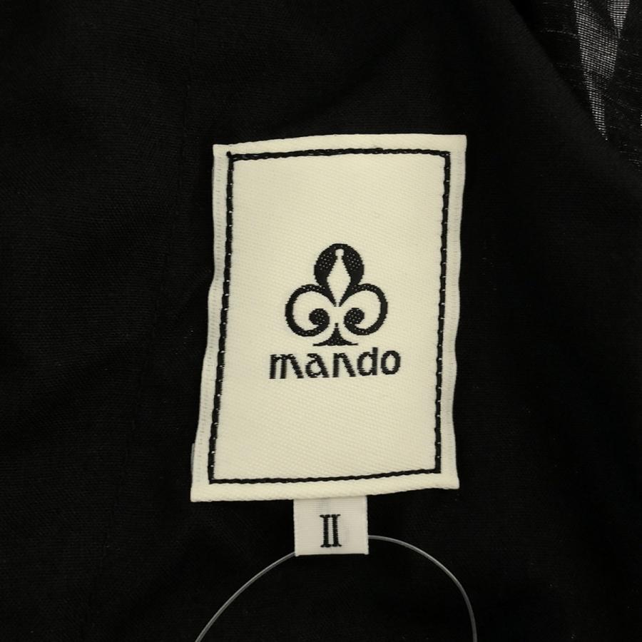mando（マンド） 23SS 四角プリントカーゴ型 イージーパンツ 23198-008 