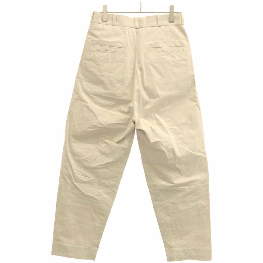 ヤエカ(YAECA)アイボリー コットン チノパン YAECA (ヤエカ) CHINO CLOTH PANTS WIDE STRAIGHT / チノクロス
