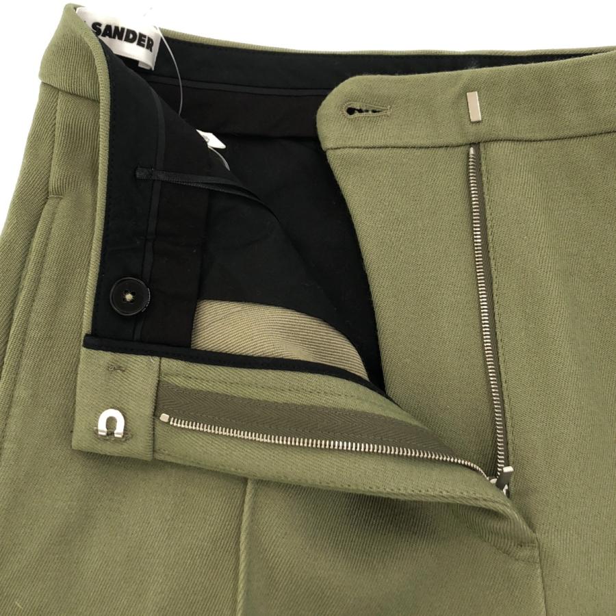 JIL SANDER ジルサンダー 22AW センタープレス ハイウエストフレア  