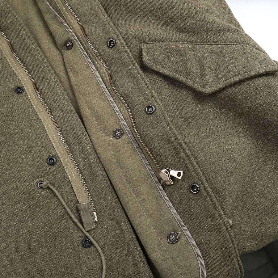 COMOLI コモリ 19AW WCP フーデッドコート Q03-04007 カーキ 2 COMOLI コモリ 19AW WCP フーデッドコート Q03-04007 カーキ 2