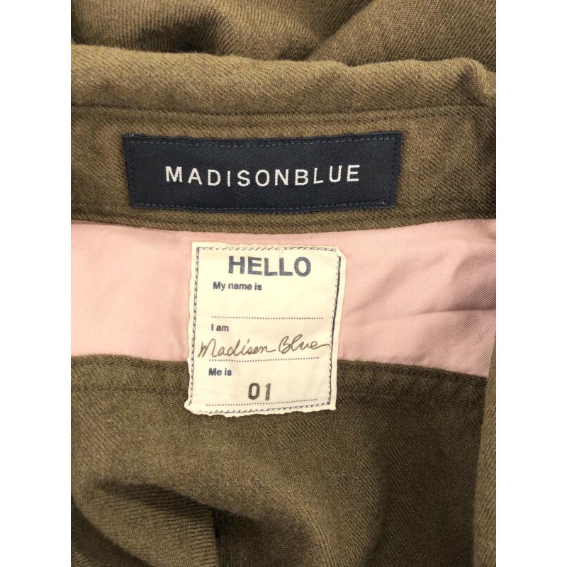 MADISON BLUE マディソンブルー ウールシャツワンピース カーキ 1 