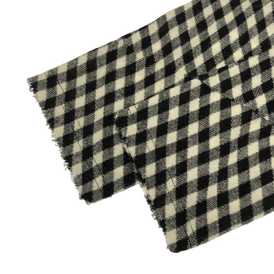 COMME des GARCONS コムデギャルソン 2006SS パターンデザイン変形チェックニットセーター GQ-T003 ブラック×ホワイト SS COMME des GARCONS コムデギャルソン 2006SS パターンデザイン変形