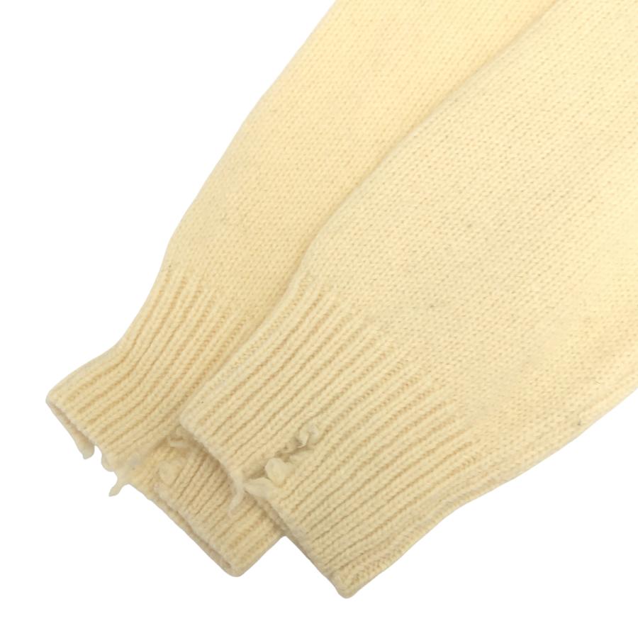 Maison Margiela 1 メゾン マルジェラ 19AW デストロイウールニットセーター S51GP0134 アイボリー S Maison Margiela（メゾンマルジェラ） Maison Margiela 1 メゾン