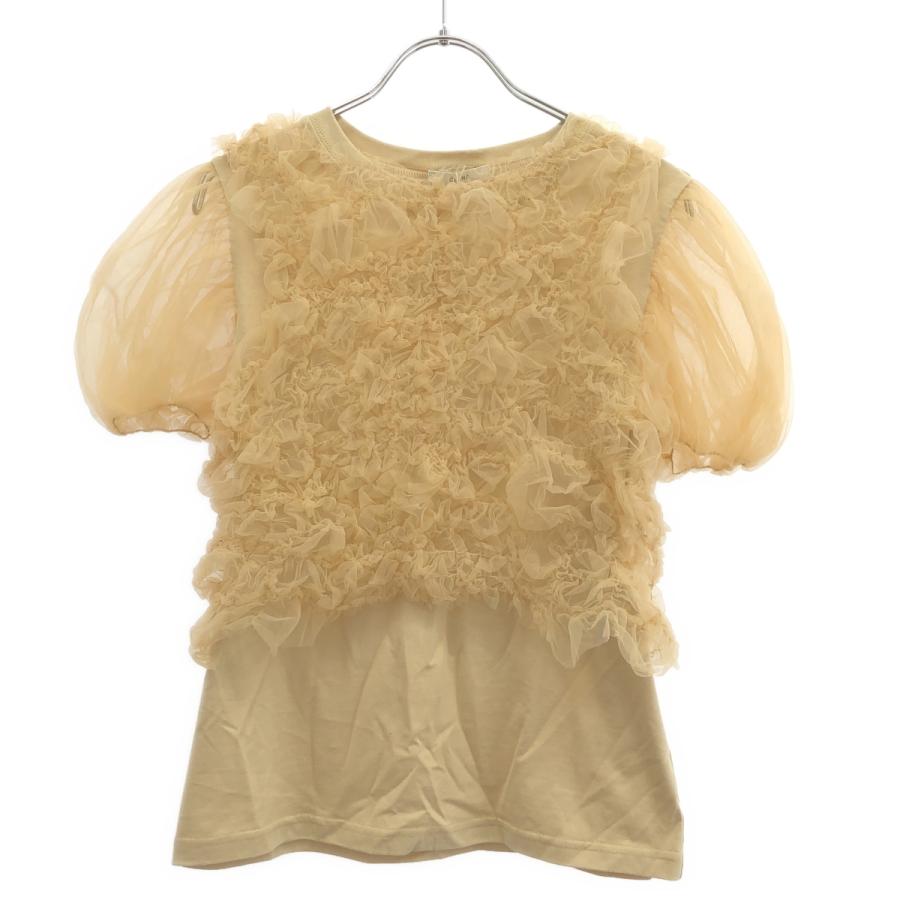 CLANE（クラネ） 25SS TULLE VEST LAYERED TOPS チュールベスト