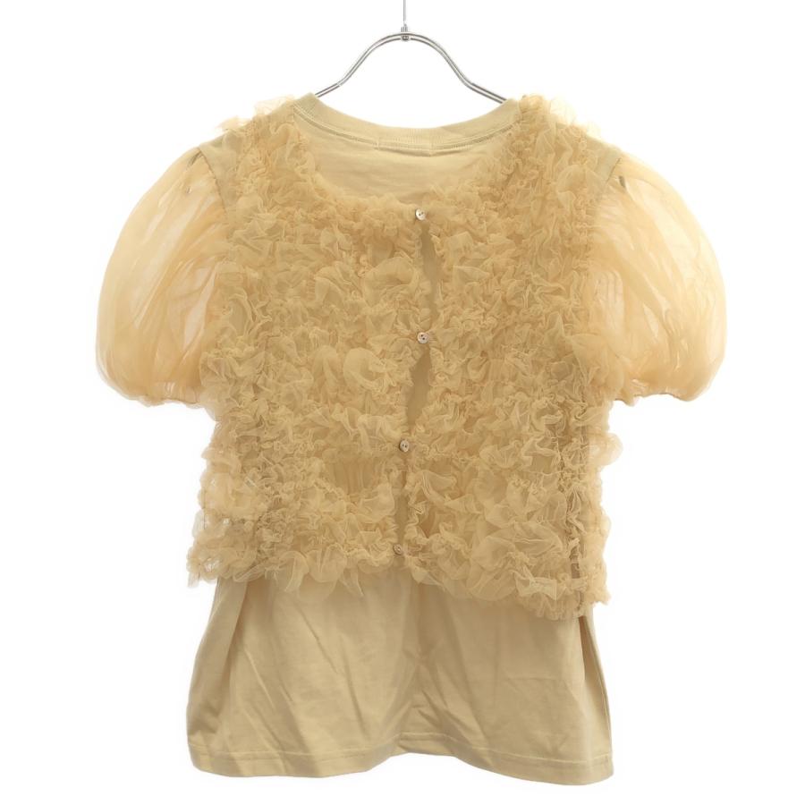 CLANE（クラネ） 25SS TULLE VEST LAYERED TOPS チュールベスト
