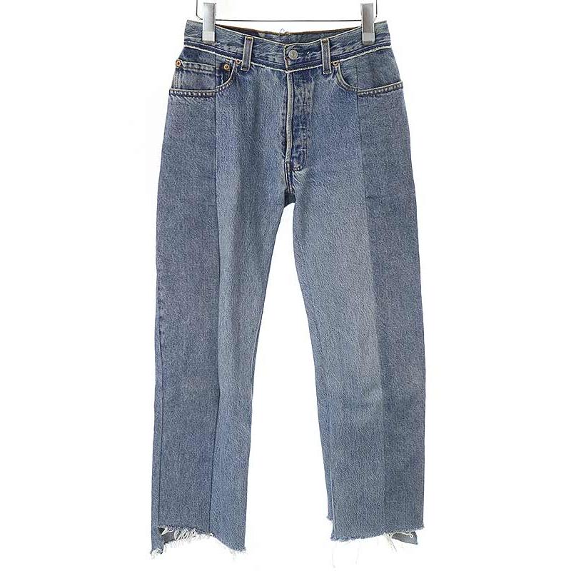 VETEMENTS ヴェトモン 18AW 再構築 デニムパンツ インディゴ S VETEMENTS ヴェトモン 18AW 再構築 デニムパンツ インディゴ S