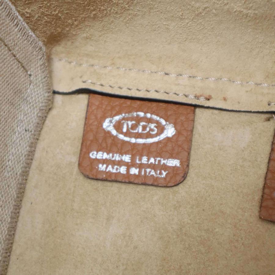 国内発 TODS ダブルアップ レザー＆キャンバス バッグ TOD'S TOD'S トッズ ダブルアップ レザー＆キャンバス