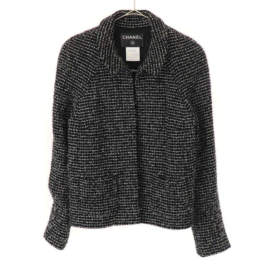 CHANEL シャネル 2003C ココボタンツイードジャケット CHANEL シャネル 2003C ココボタンツイードジャケット