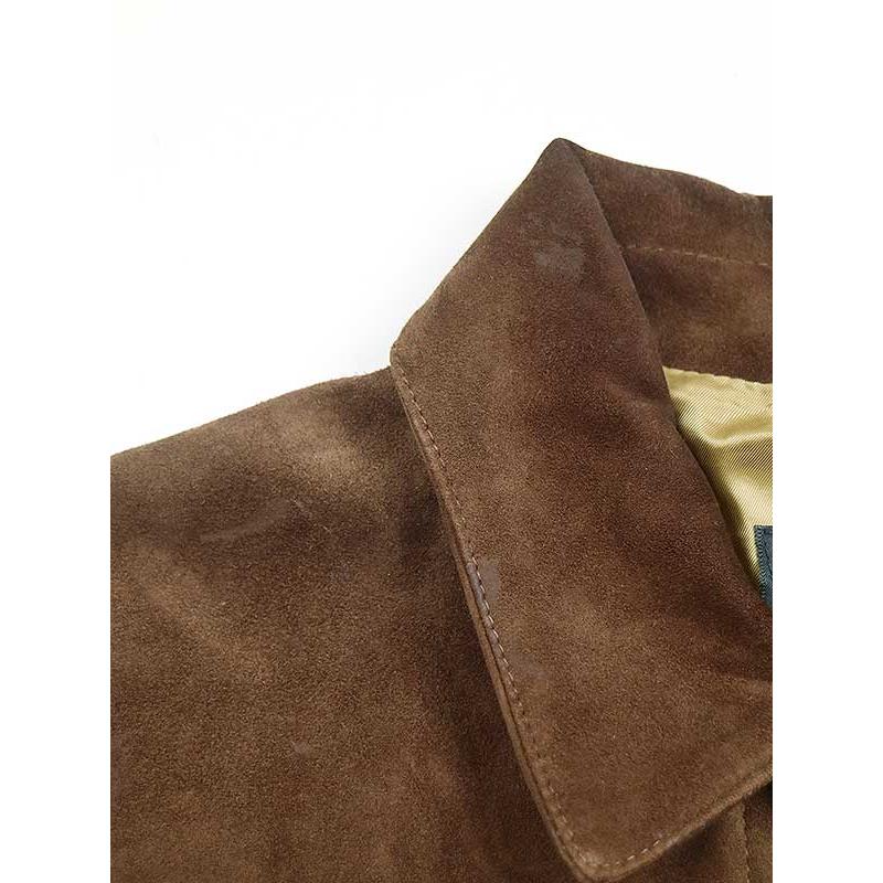 CINQUANTA チンクワンタ スエード チョアジャケット サイズ48 西口着 CINQUANTA＜チンクワンタ＞ ゴートスエードシングルジャケット