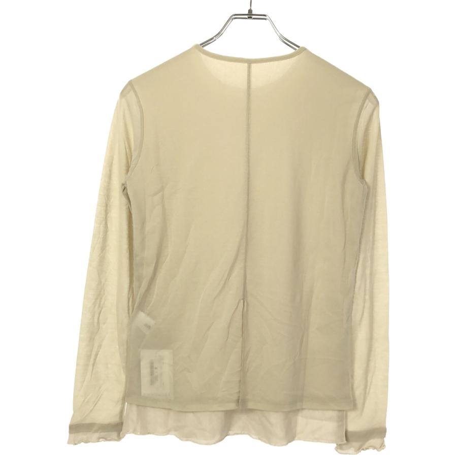 JANE SMITH ジェーンスミス 24SS SHEER BICOLOR LONG SLEEVE