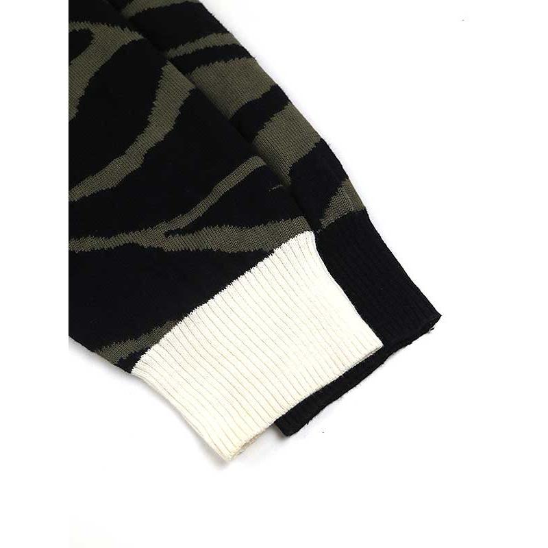 sacai サカイ 20SS ゼブラ柄ハイネックプルオーバーニットセーター  