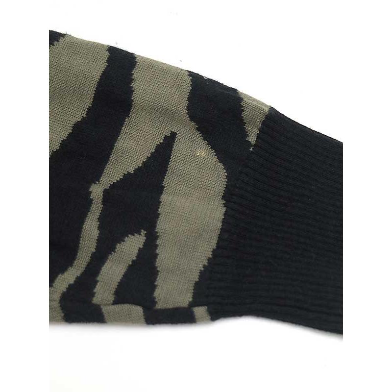 sacai サカイ 20SS ゼブラ柄ハイネックプルオーバーニットセーター  