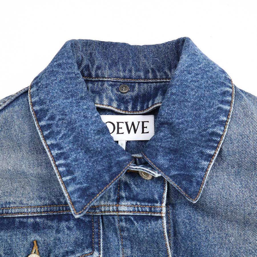 LOEWE - LOEWE ロエベ Deconstructed Denim Jacket デコンストラクテッドジャケット S359Y50X25 インディゴ 38 LOEWE（ロエベ） Deconstructed Denim Jacket デコンストラクテッド