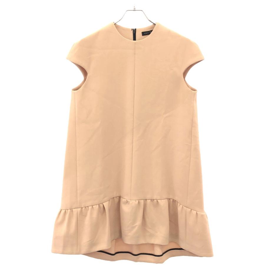 YOKO CHAN ヨーコチャン Cap-sleeve A-line Dress キャップ