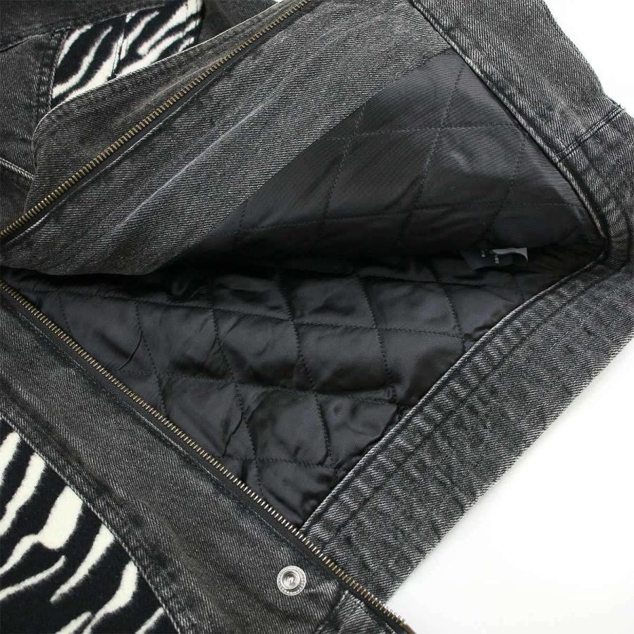 CELINE セリーヌ 21AW ルーズ ゼブラ切替デニムジャケット CELINE セリーヌ 21AW ルーズ ゼブラ切替デニムジャケット