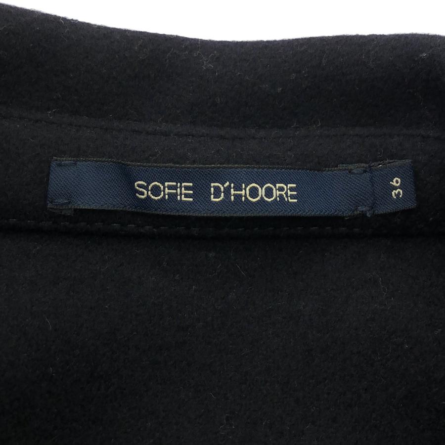 SOFIE D'HOORE（ソフィードール） オーバーサイズメルトンロングコート