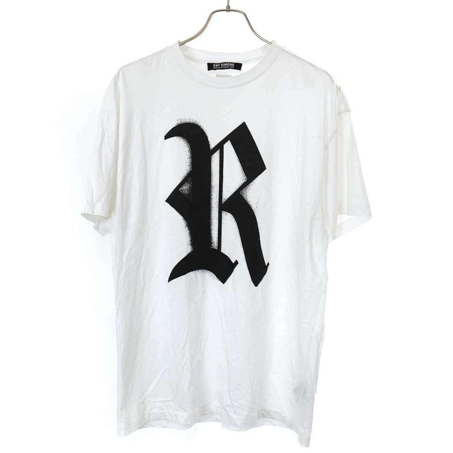 Raf S imons Tシャツ　ラフシモンズ RAF SIMONS Tシャツ M ラフシモンズ バックプリント 刺繍 Tシャツ M