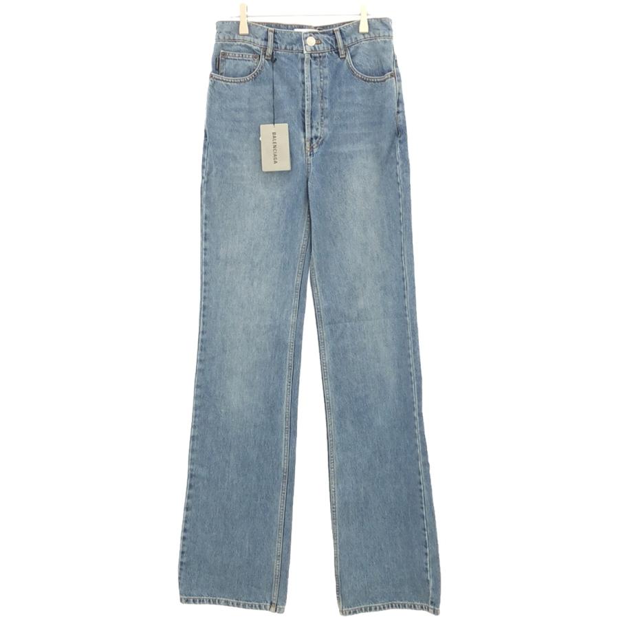 BALENCIAGA バレンシアガ 20SS ハイウエストロングデニムパンツ 594390  
