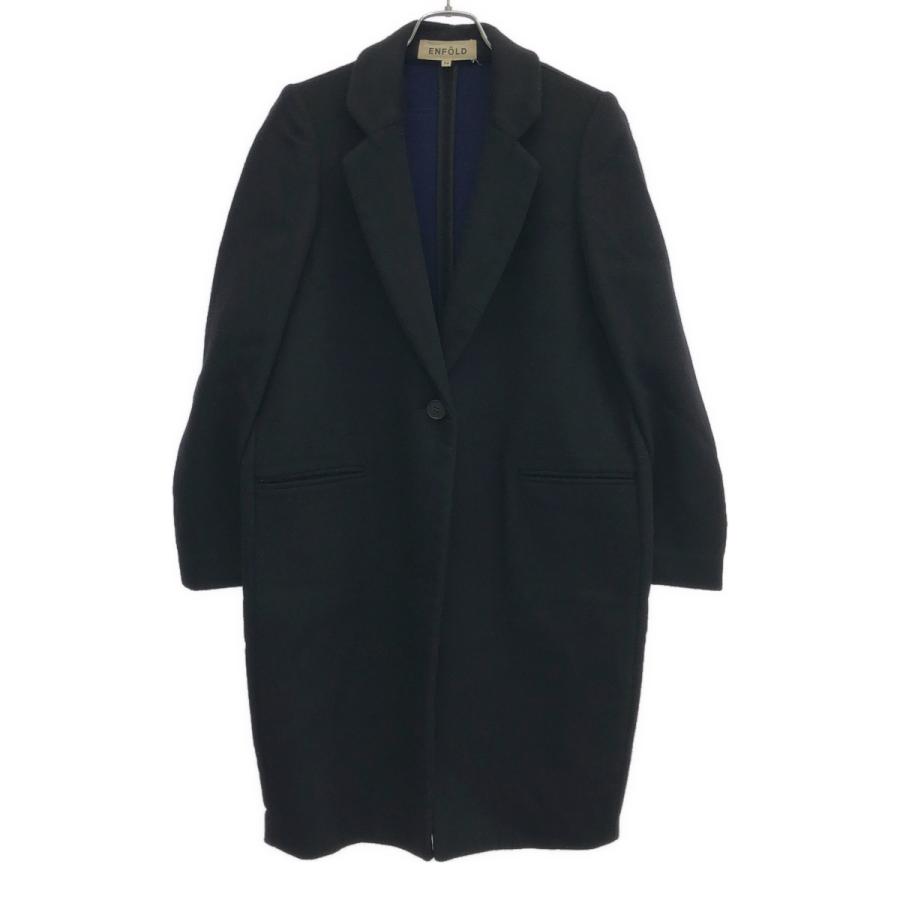 完売希少【ENFOLD】 エンフォルド　ベルト　ウール トレンチコート 36 美品 ENFOLD エンフォルド 佐々木希着用 トレンチコート ブラウン 36