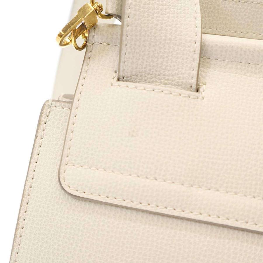 POLENE ポレーヌ Numero Sept レザーショルダーバッグ オフホワイト