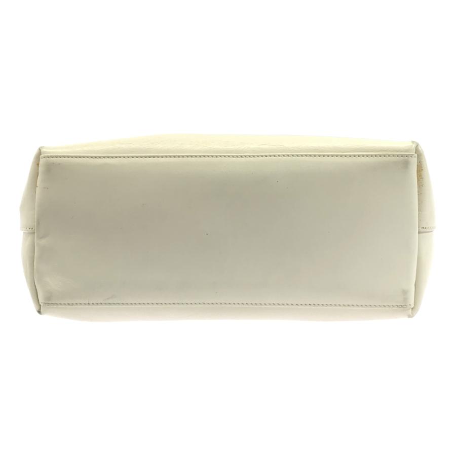 D GUCCI グッチ バンブーレザーハンドバッグ ホワイト IT4ZPQ08R75S