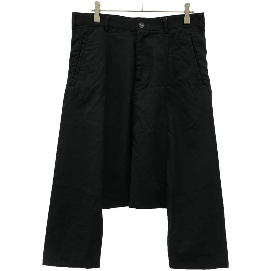 BLACK COMME des GARÇONS サルエルパンツ XS ブラックコムデギャルソンBLACK COMME des GARCONS ポリサルエルパンツ