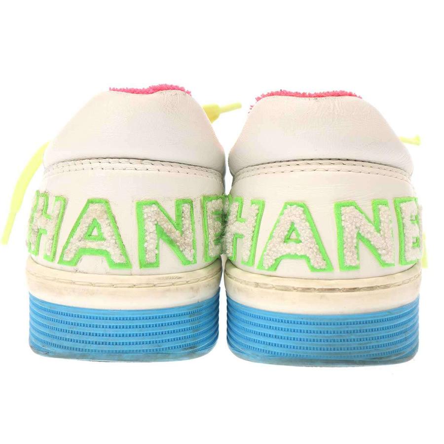 CHANEL（シャネル） ロゴパッチ ローカットスニーカー G35934 ホワイト 