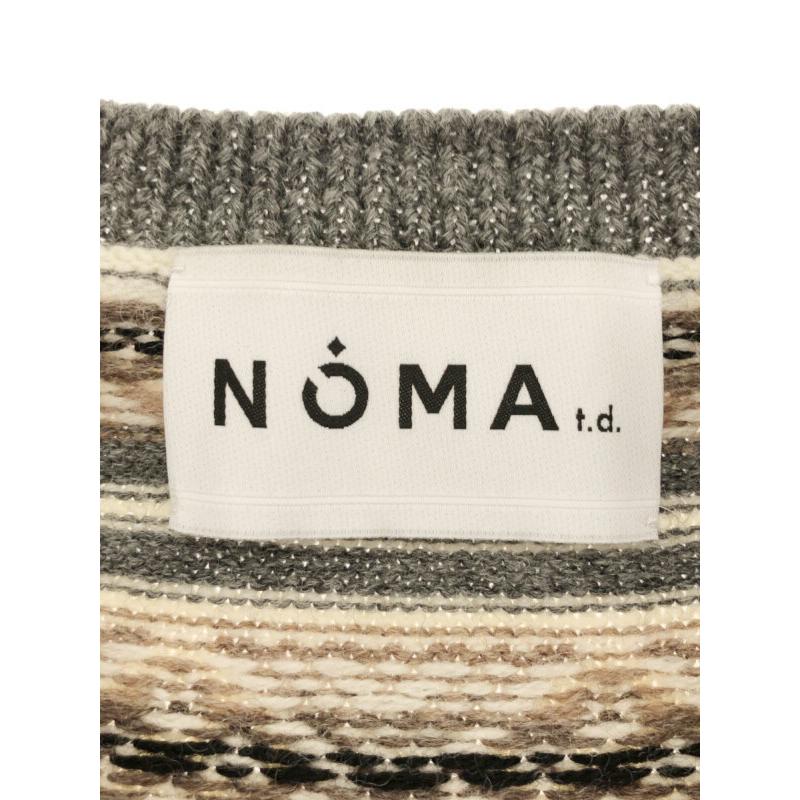 NOMA t.d.（ノーマティーディー） 23AW Fair isle Damaged Sweater 