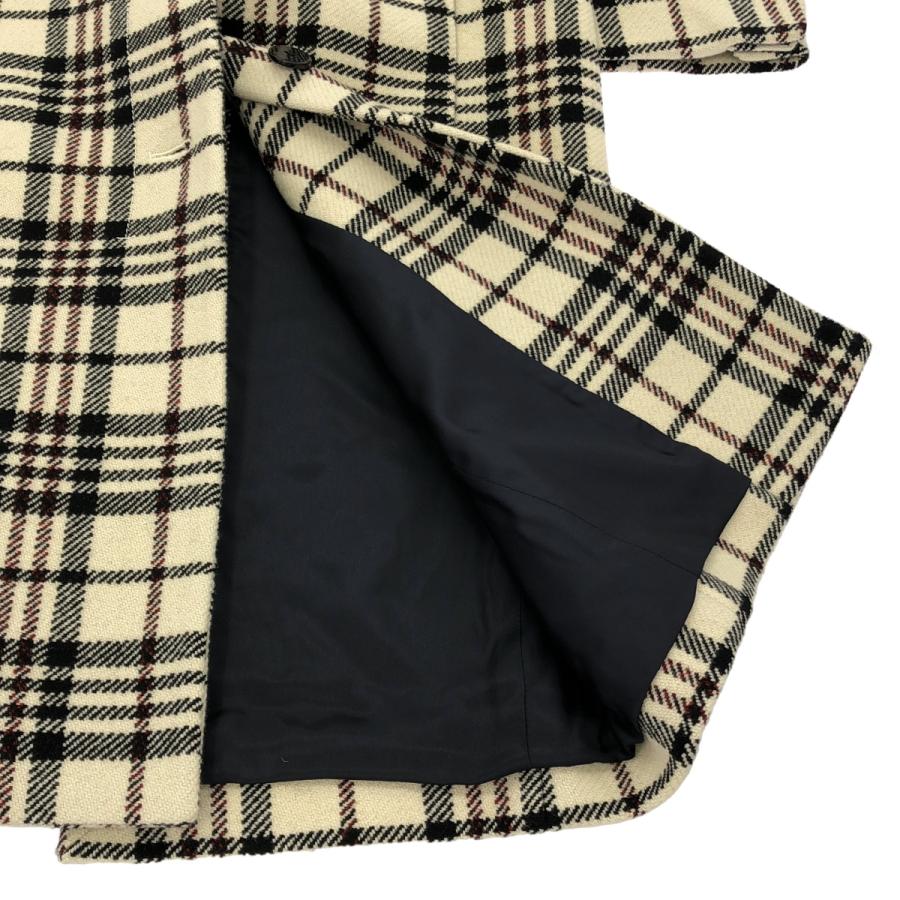 CARVEN（カルヴェン） ウールチェックチェスターコート アイボリー 36 