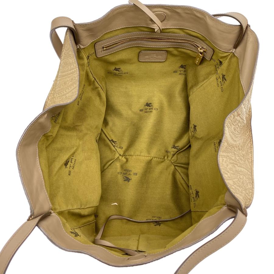 ETRO（エトロ） ペイズリーレザートートバッグ ベージュ IT53IXVB97Y8